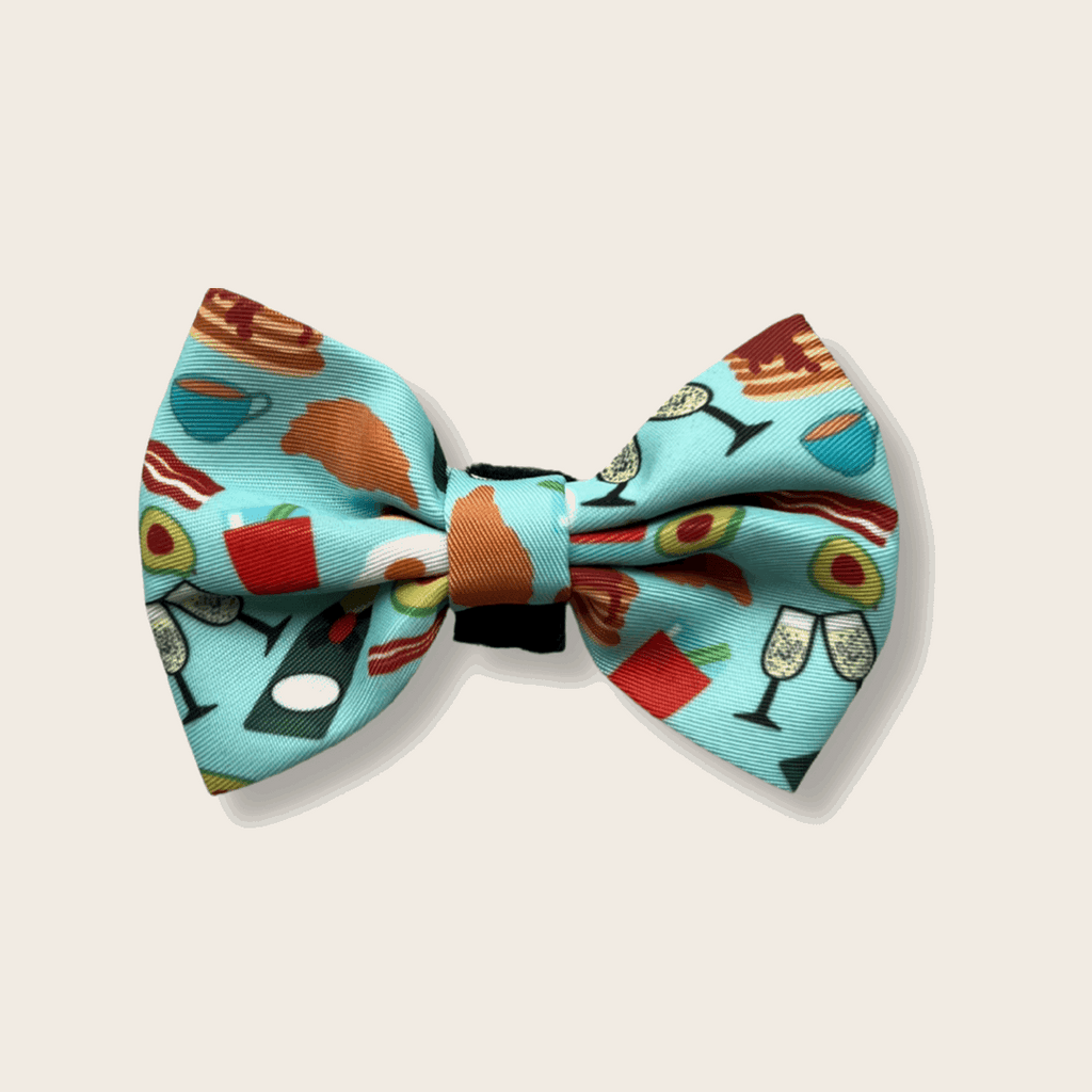 Brunch Pup Dog Bow Tie – Stylish & Easy to Attach | The Sociable Pup Company