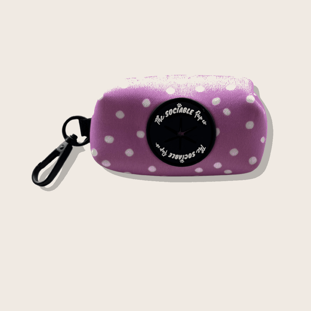 Purple Haze Dog Poop Bag Holder – Bold & Practical - Smaller Image| The Sociable Pup Company